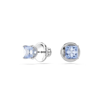 Boucles d'oreilles Swarovski Matrix en métal rhodié et cristaux Swarovski