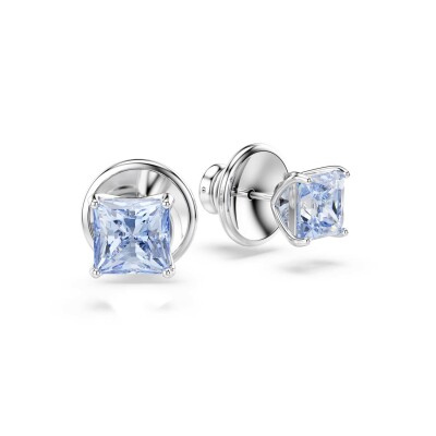 Boucles d'oreilles Swarovski Matrix en métal rhodié et cristaux Swarovski