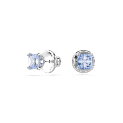 Boucles d'oreilles Swarovski Matrix en métal rhodié et cristaux Swarovski