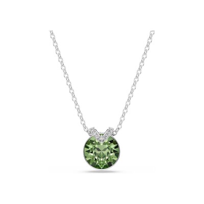 Pendentif Swarovski Bella V en métal rhodié et cristaux Swarovski