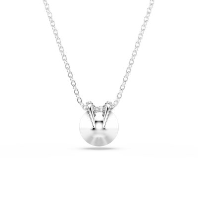 Pendentif Swarovski Bella V en métal rhodié et cristaux Swarovski