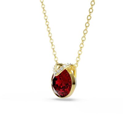 Pendentif Swarovski Bella V en métal doré et cristaux Swarovski