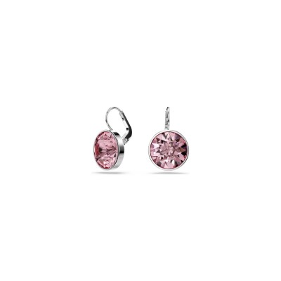 Boucles d'oreilles Swarovski Bella V en métal rhodié et cristaux Swarovski