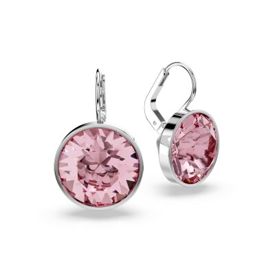 Boucles d'oreilles Swarovski Bella V en métal rhodié et cristaux Swarovski
