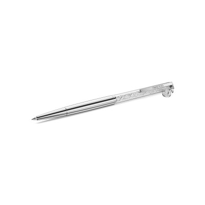 Stylo à bille Swarovski Crystalline en métal chromé et cristaux Swarovski