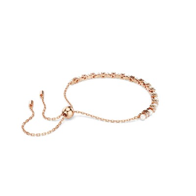 Bracelet Swarovski Matrix en métal doré et cristaux Swarovski, taille M