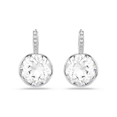 Pendants d'oreilles Swarovski Millenia en métal rhodié et cristaux Swarovski