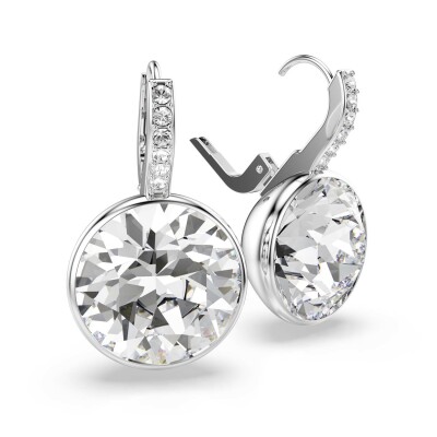 Pendants d'oreilles Swarovski Millenia en métal rhodié et cristaux Swarovski