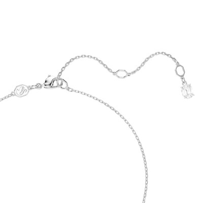 Pendentif Swarovski Matrix en métal rhodié et cristaux Swarovski