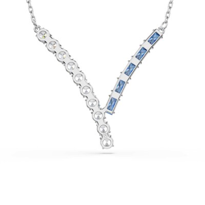 Pendentif Swarovski Matrix en métal rhodié et cristaux Swarovski