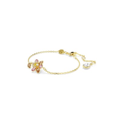 Bracelet Swarovski Idyllia en métal doré et cristaux Swarovski