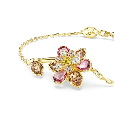 Bracelet Swarovski Idyllia en métal doré et cristaux Swarovski