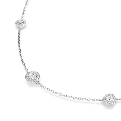 Sautoir Swarovski Una Angelic en métal rhodié et cristaux Swarovski