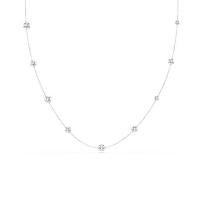Sautoir Swarovski Una Angelic en métal rhodié et cristaux Swarovski