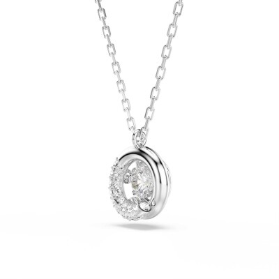Pendentif Swarovski Dextera en métal rhodié et cristaux Swarovski