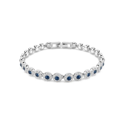 Bracelet Tennis Swarovski Una Angelic en métal rhodié et cristaux Swarovski