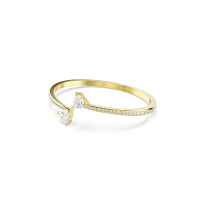 Bracelet Jonc Swarovski Mesmera en métal doré et cristaux Swarovski, taille M