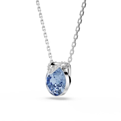 Pendentif Swarovski Bella V en métal rhodié et cristaux Swarovski