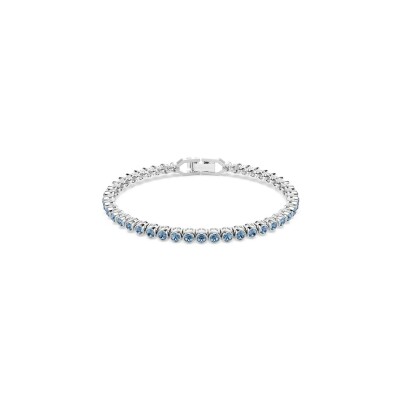 Bracelet Tennis Swarovski Imber en métal rhodié et cristaux Swarovski