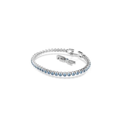 Bracelet Tennis Swarovski Imber en métal rhodié et cristaux Swarovski