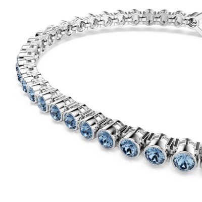 Bracelet Tennis Swarovski Imber en métal rhodié et cristaux Swarovski