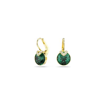 Boucles d'oreilles pendantes Swarovski Bella V en cristaux Swarovski et métal doré