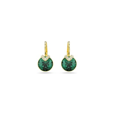 Boucles d'oreilles pendantes Swarovski Bella V en cristaux Swarovski et métal doré