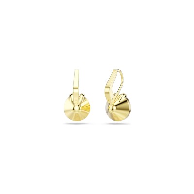 Boucles d'oreilles pendantes Swarovski Bella V en cristaux Swarovski et métal doré