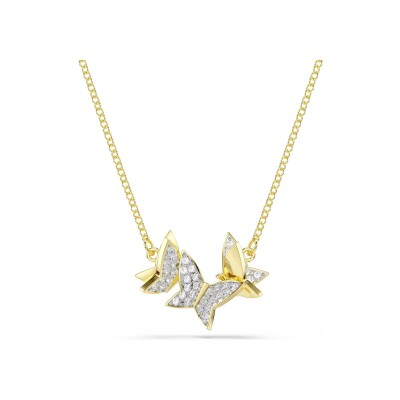 Pendentif Swarovski en cristaux Swarovski et métal doré