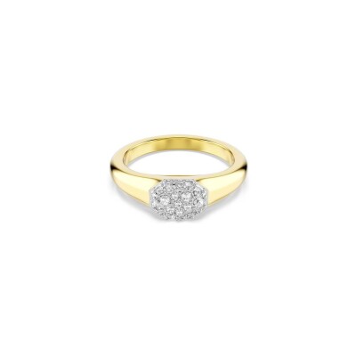 Bague Swarovski Dextera en métal doré et cristaux Swarovski, taille 58