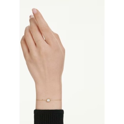 Bracelet Swarovski Octagon en or jaune et diamant de synthèse