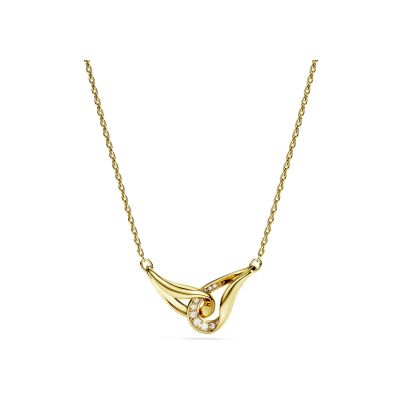 Pendentif Swarovski Classica en argent, métal doré et oxyde de zirconium