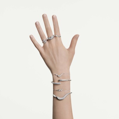 Bague Swarovski Classica en argent et oxyde de zirconium, taille 55