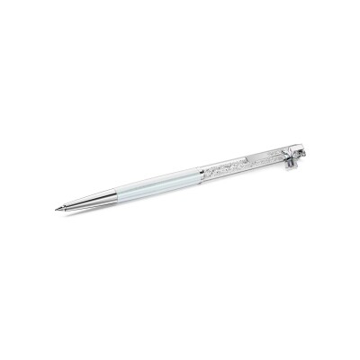 Stylo à bille Swarovski Crystalline en métal chromé et cristaux Swarovski