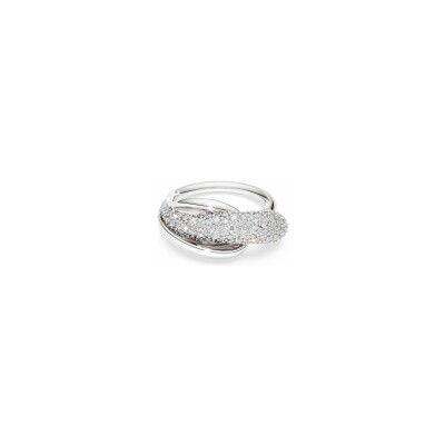 Bague cocktail Swarovski Classica en argent et oxyde de zirconium, taille 58