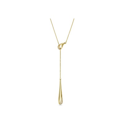 Pendentif Swarovski Classica en argent, métal doré et oxyde de zirconium