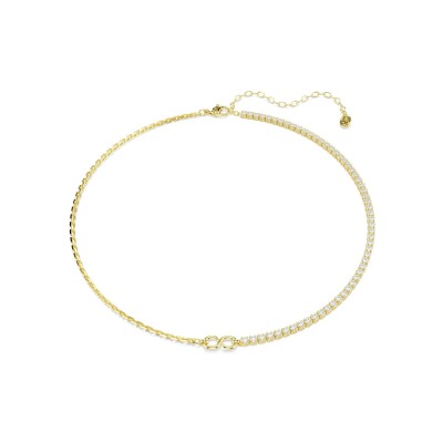 Collier Swarovski Matrix en métal doré et oxyde de zirconium