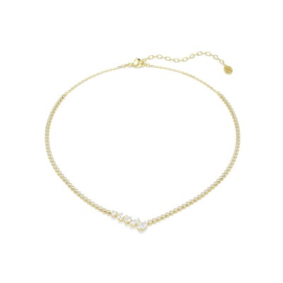 Collier Swarovski Mesmera en métal doré et oxyde de zirconium