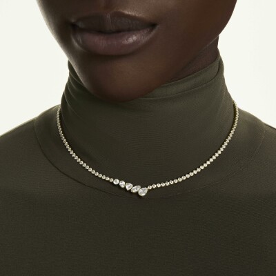 Collier Swarovski Mesmera en métal doré et oxyde de zirconium