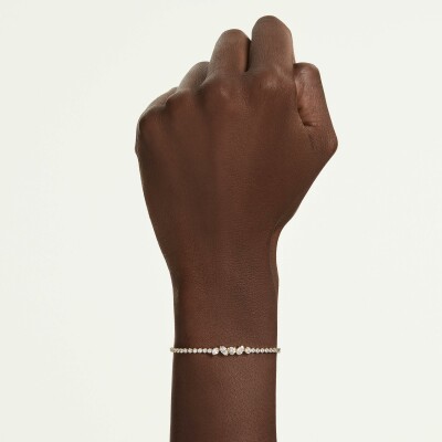Bracelet Swarovski Mesmera en métal doré et oxyde de zirconium