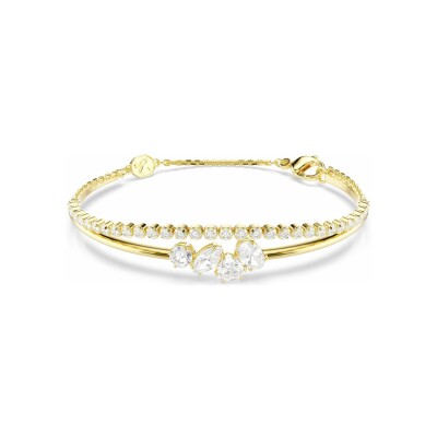 Bracelet jonc Swarovski Mesmera en métal doré et oxyde de zirconium