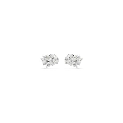 Boucles d'oreilles Swarovski Mesmera en métal rhodié et oxyde de zirconium