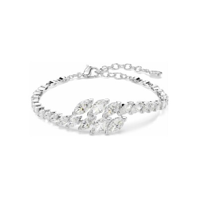 Bracelet Swarovski Mesmera en métal rhodié et oxyde de zirconium
