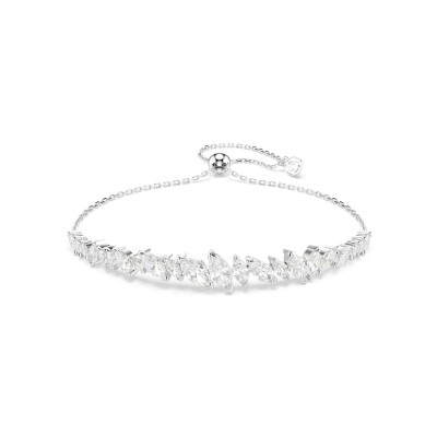Bracelet Swarovski Mesmera en métal rhodié et oxyde de zirconium