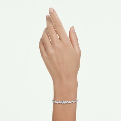 Bracelet Swarovski Mesmera en métal rhodié et oxyde de zirconium