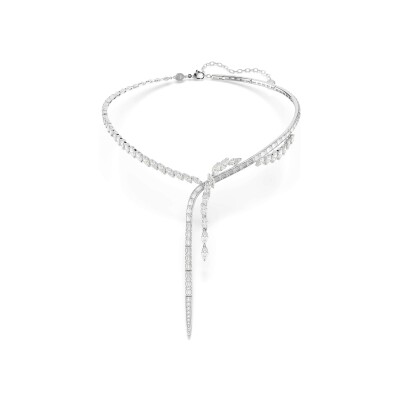 Collier Swarovski Mesmera en métal rhodié et oxyde de zirconium
