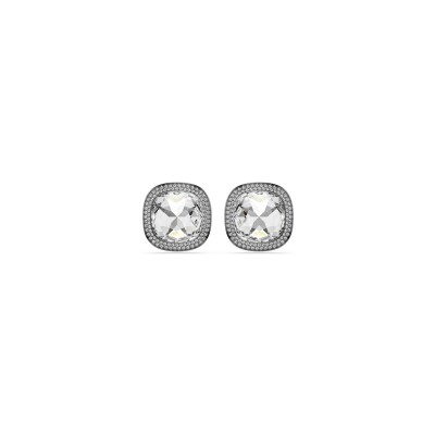 Boucles d'oreilles Swarovski Una en cristaux Swarovski et ruthénium