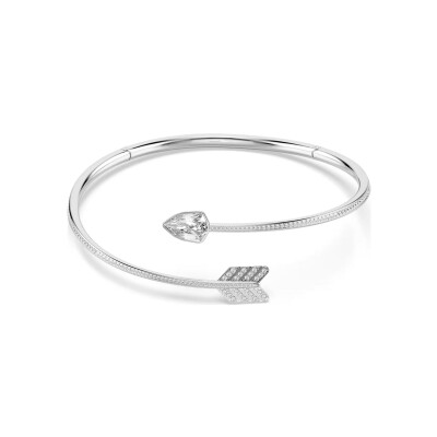 Ras-de-cou Swarovski Idyllia en métal rhodié et cristaux Swarovski