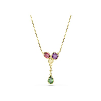 Pendentif Swarovski Imber en métal doré et oxyde de zirconium