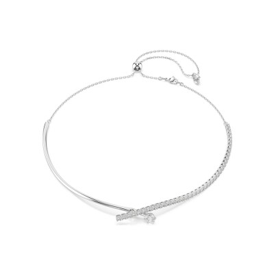 Collier Swarovski Matrix en métal rhodié et oxyde de zirconium